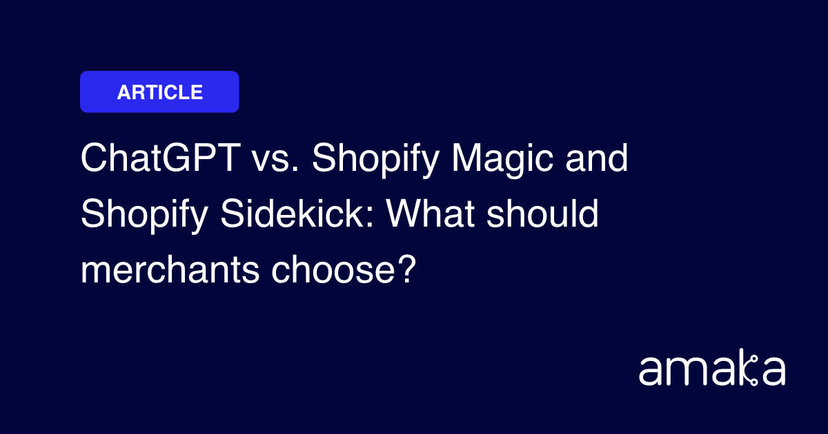 Shopify Sidekick, AI-Powered Customer Platform, ONE AI