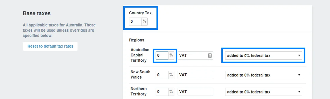 shopify gst settings