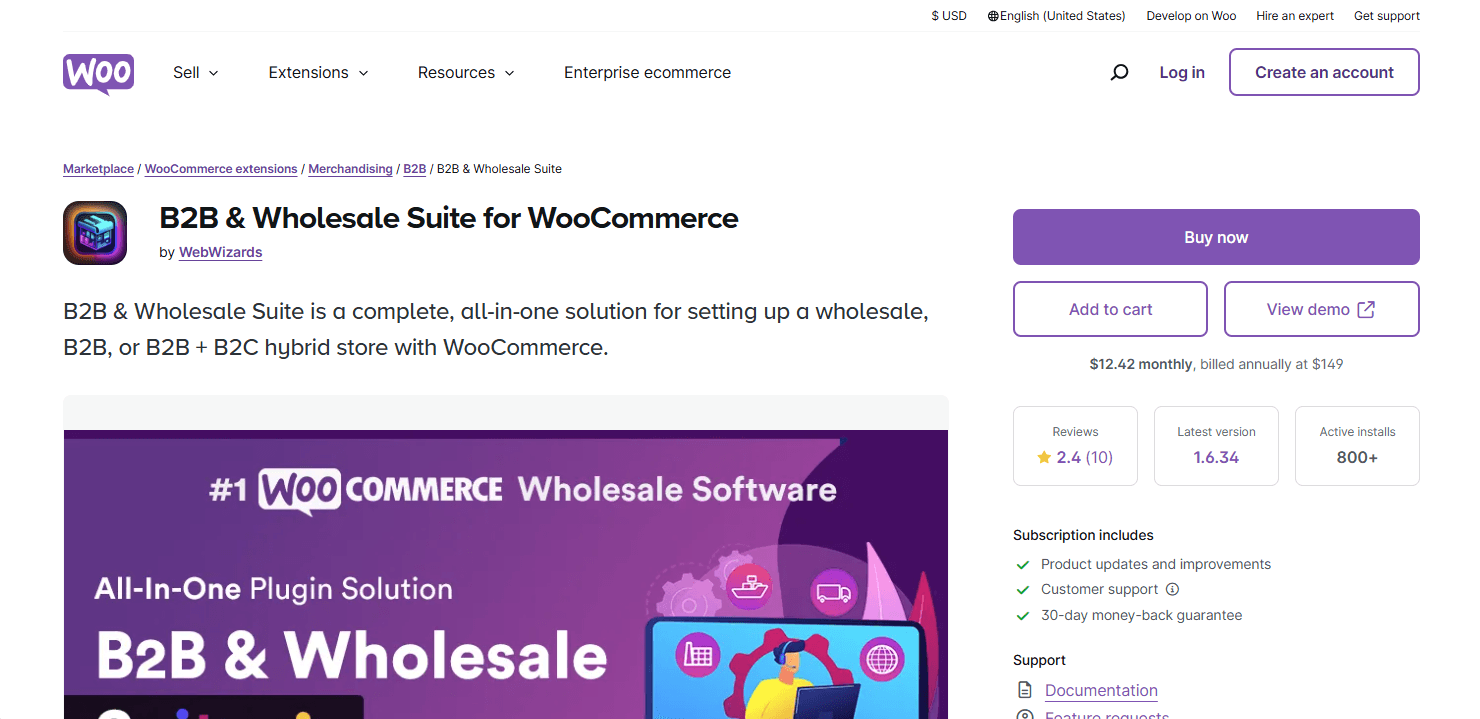 b2b plugin for woocommerce wholesale suite