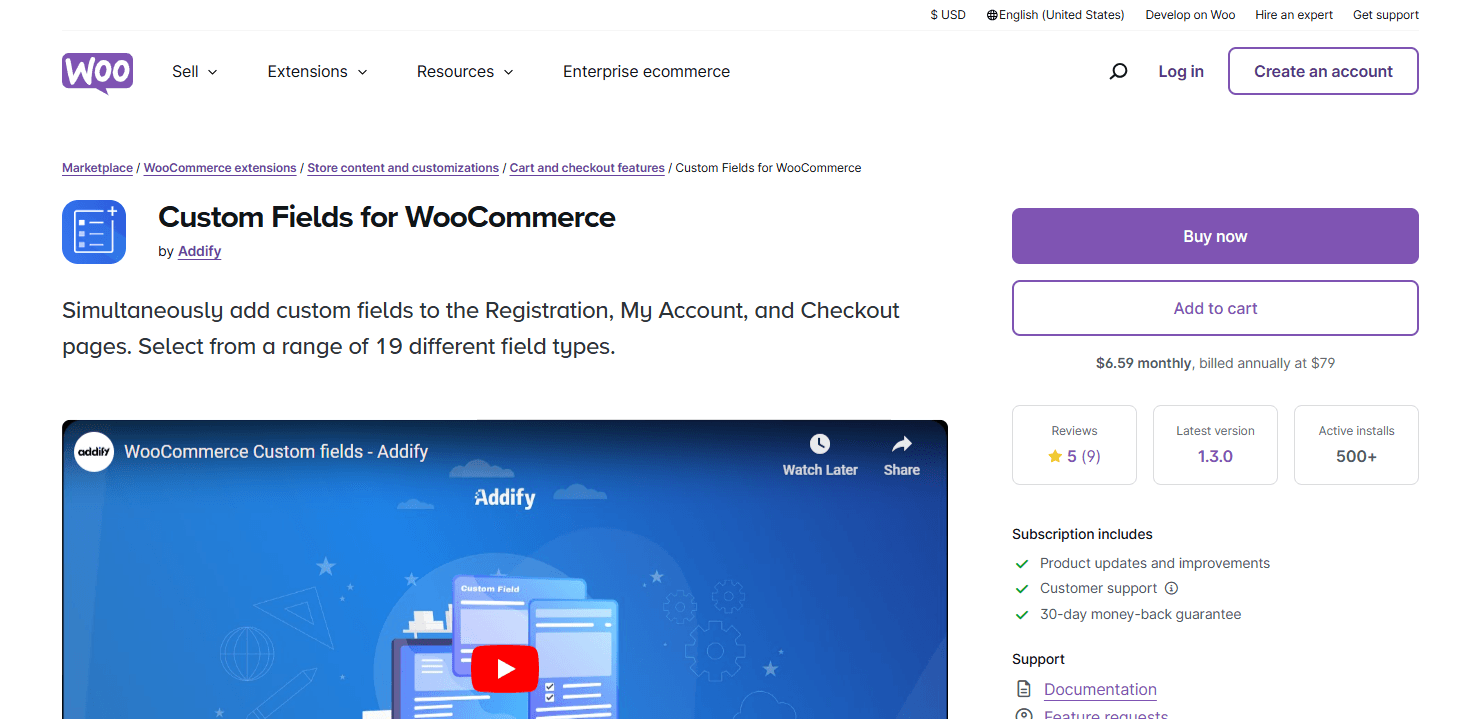 custom fields woocommerce plugin for b2b 